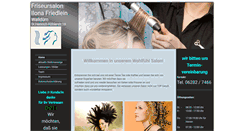 Desktop Screenshot of friseursalon-ilona-friedlein.de